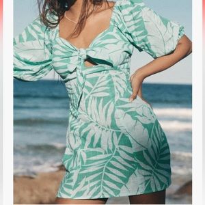 Billabong Teal & Green Mini Dress